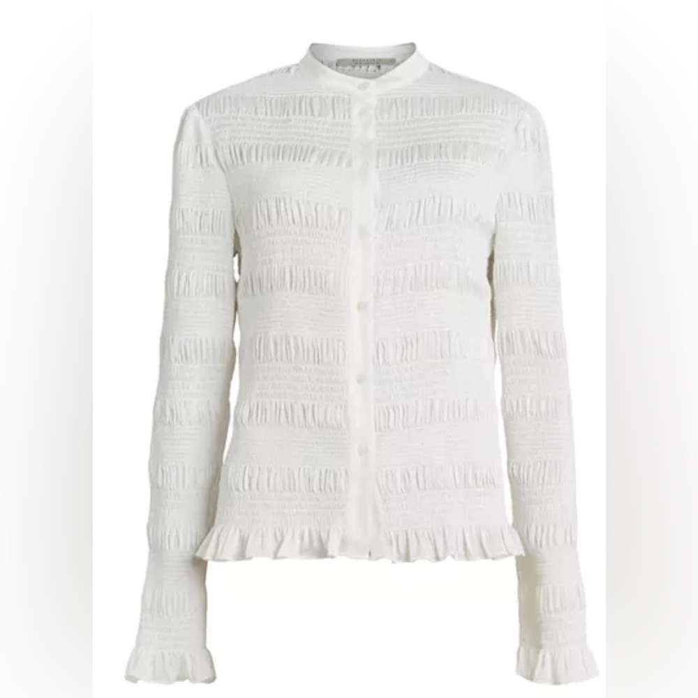 ALLSAINTS
Meg Smocked Shirt